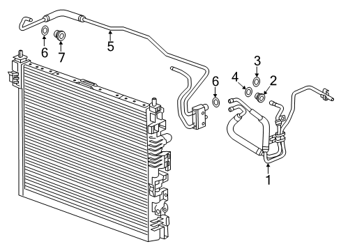 2019 GMC Terrain Oil Cooler, Transmission Diagram 1 - Thumbnail