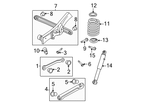 2012 Cadillac Escalade ESV Rear Suspension Diagram
