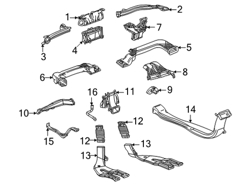 2021 Buick Envision Ducts Diagram