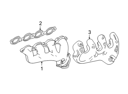 2022 Chevy Silverado 3500 HD Exhaust Manifold Diagram