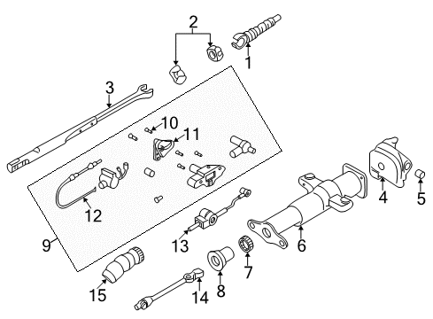 1999 Chevy Express 3500 Shaft & Internal Components Diagram