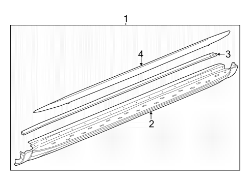 2022 Buick Enclave Running Board Diagram