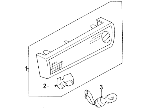 1994 Buick Skylark Backup Lamps Diagram