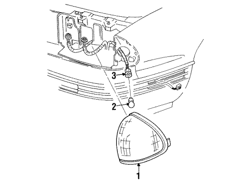1994 Oldsmobile 88 Signal Lamps Diagram