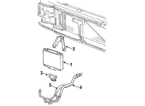 1999 GMC Yukon Oil Cooler Diagram