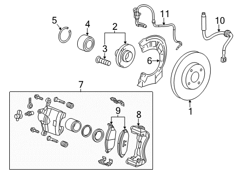 2013 Chevy Spark Anti-Lock Brakes Diagram