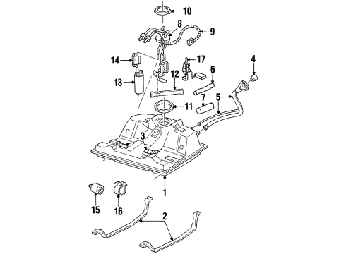 1998 Chevy Monte Carlo Fuel Supply Diagram