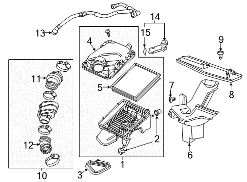 2015 Chevy Malibu Air Intake Diagram