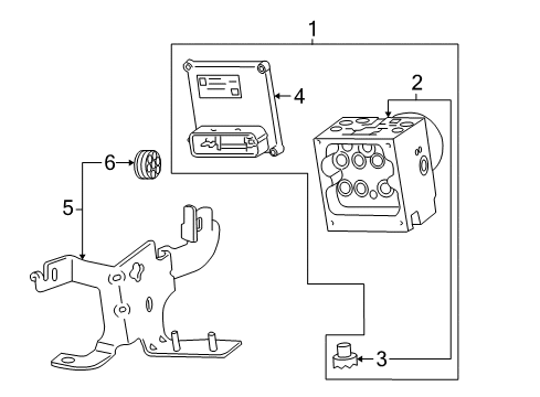 2006 Chevy Trailblazer Anti-Lock Brakes Diagram