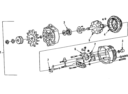 1986 Oldsmobile Custom Cruiser Alternator Diagram