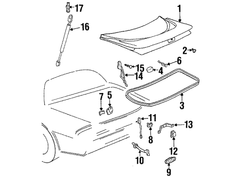 2001 Pontiac Firebird Trunk Diagram