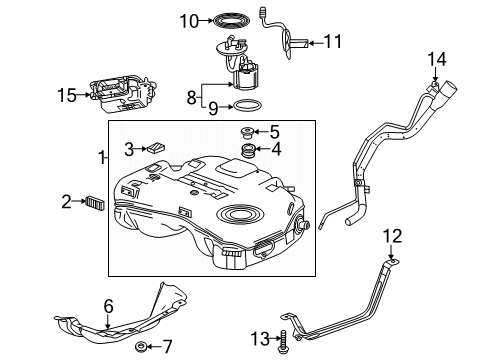 2022 Chevy Equinox Fuel Supply Diagram