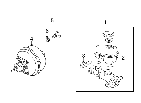 2004 Buick Regal Cowl & Components Diagram