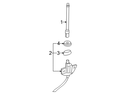 2008 Chevy Uplander Antenna & Radio Diagram