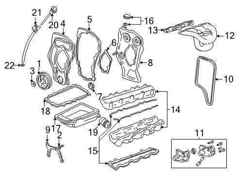 1999 Oldsmobile Alero Filler Cap Diagram for 93439687