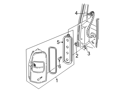 2004 Pontiac Montana Tail Lamps Diagram