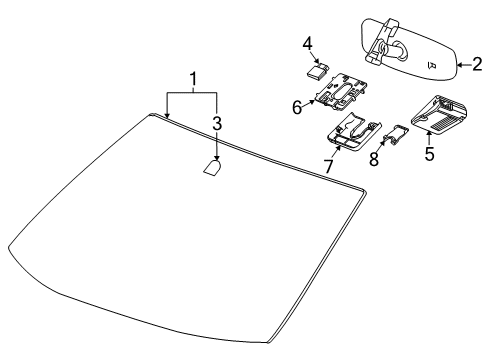 2015 GMC Terrain Lane Departure Warning Diagram 2 - Thumbnail