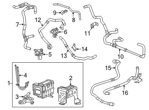 2017 Chevy Volt Heater Components Diagram