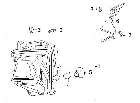 2022 Chevy Blazer Headlamps Diagram