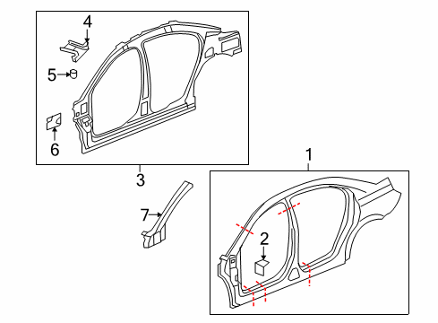 2008 Saturn Aura Uniside Diagram
