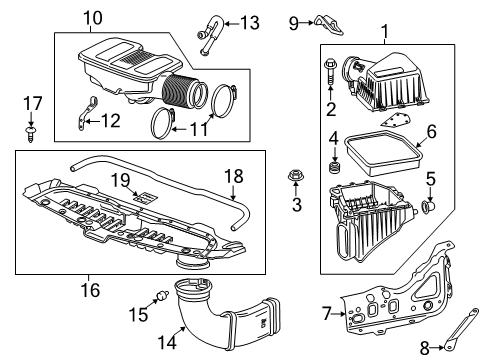 2023 Chevy Silverado 1500 Air Intake Diagram