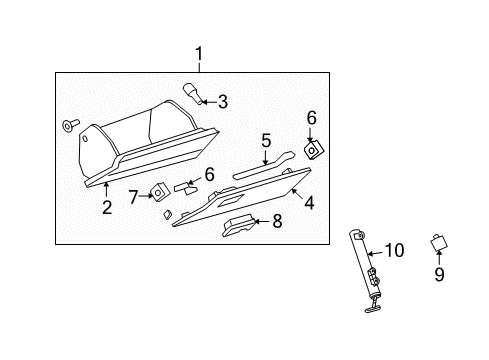 2014 Chevy Camaro Glove Box Diagram