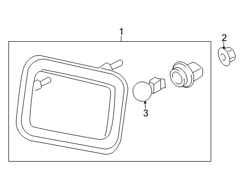 2006 Hummer H2 Park & Signal Lamps Diagram