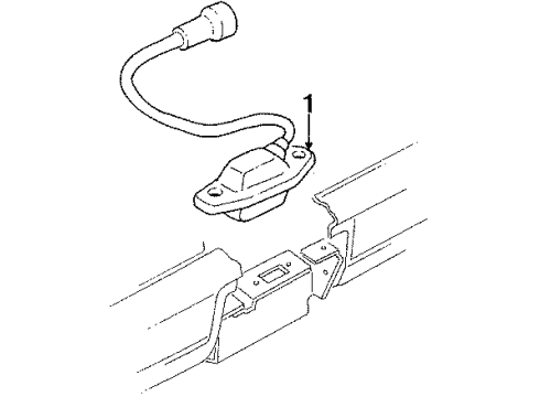 1993 Chevy G20 License Lamps Diagram
