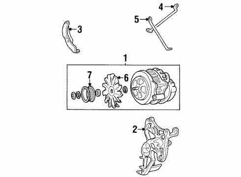 1994 GMC C3500 Alternator Diagram
