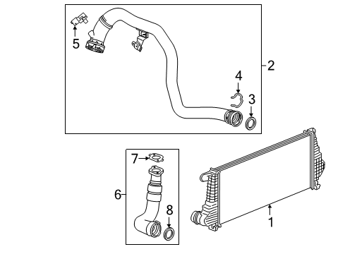 2020 Buick Regal TourX Intercooler Diagram