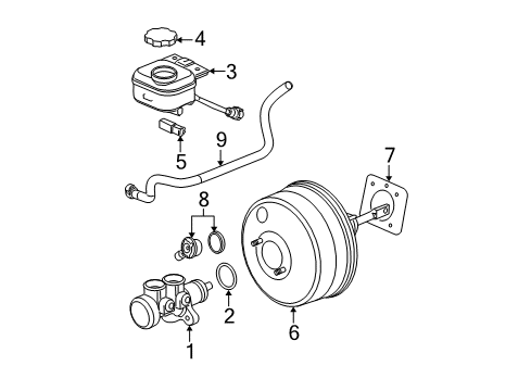 2003 Saturn Ion Level Sensor Diagram for 22667557