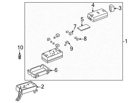 2003 Cadillac Seville Electrical Components Diagram