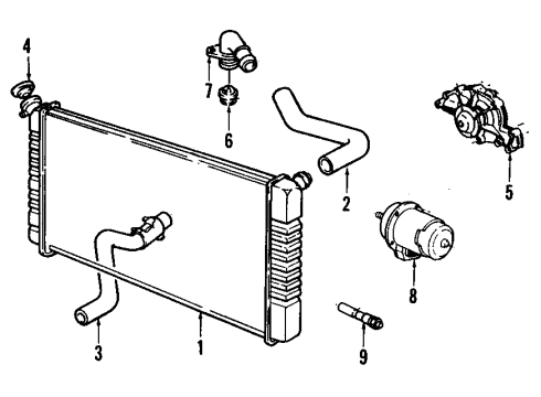 1998 Oldsmobile Regency Horn Diagram