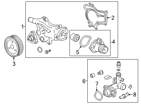 2021 Buick Encore Water Pump Diagram