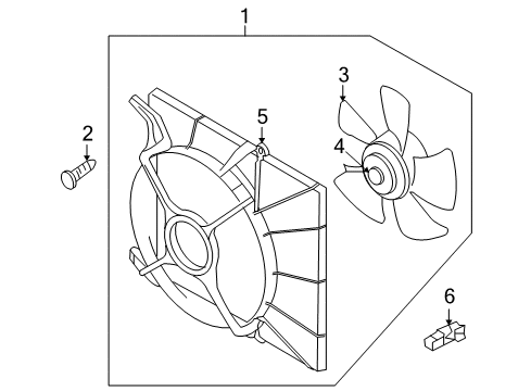 2011 Chevy Aveo5 Cooling System, Radiator, Water Pump, Cooling Fan Diagram 2 - Thumbnail