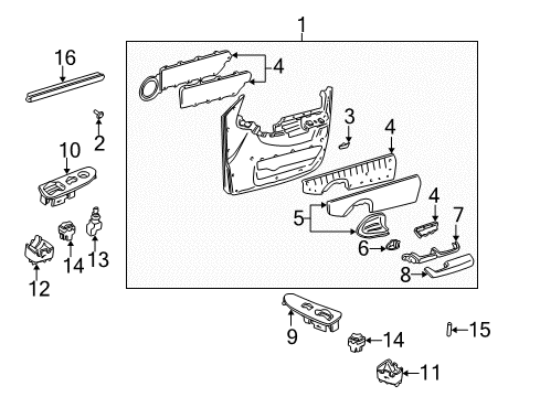 2004 Pontiac Montana Mirrors Diagram