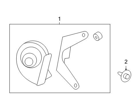 2008 Saturn Aura Horn Diagram