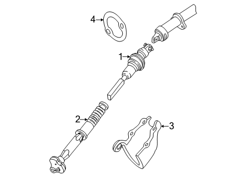 2002 GMC Sonoma Steering Column & Wheel, Shroud, Switches & Levers Diagram 6 - Thumbnail