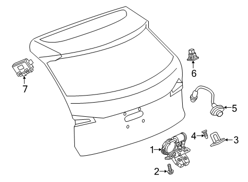 2022 Cadillac XT4 Lift Gate - Electrical Diagram 3 - Thumbnail