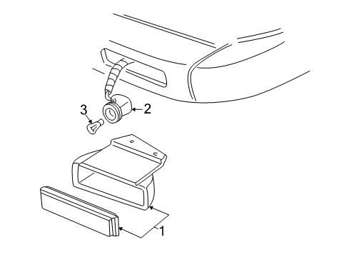 1996 Oldsmobile Bravada Park Lamps Diagram
