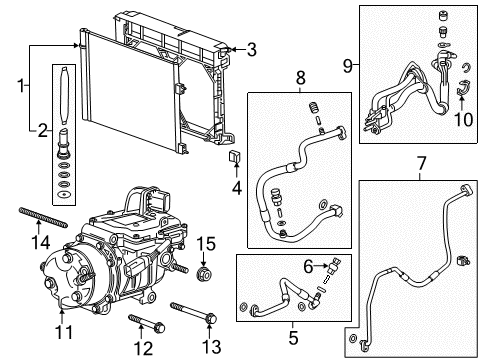 2017 Cadillac CT6 Tensioner Bolt, Upper Diagram for 11508301