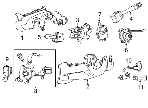 2017 Chevy Sonic Anti-Theft Components Diagram