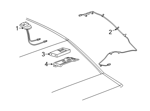 2008 Pontiac G5 Antenna & Radio Diagram 1 - Thumbnail