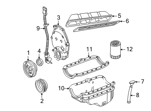 1996 Chevy P30 Engine Parts Diagram