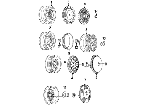 1994 Oldsmobile Cutlass Cruiser Wheels Diagram