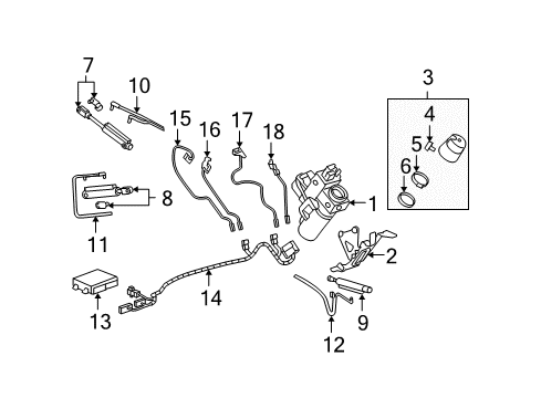 2008 Chevy Corvette Convertible Top Diagram