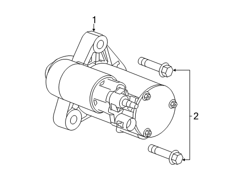 2018 Cadillac CT6 Starter, Electrical Diagram 1 - Thumbnail