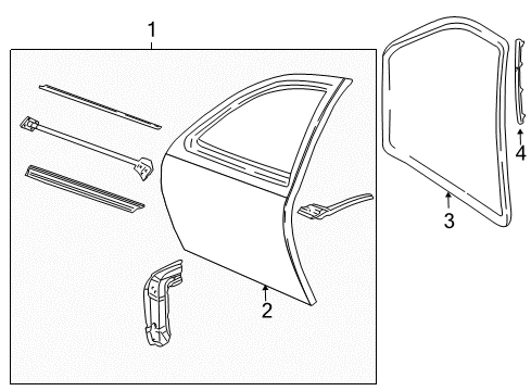 2005 Chevy Cavalier Front Door Diagram