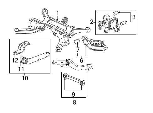 2014 GMC Terrain Shock Absorber Diagram for 84192069