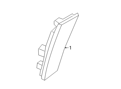 2024 Cadillac XT6 Side Marker Lamps Diagram